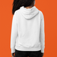 Women's Hooded Sweatshirt in Solid White CAPTCHA